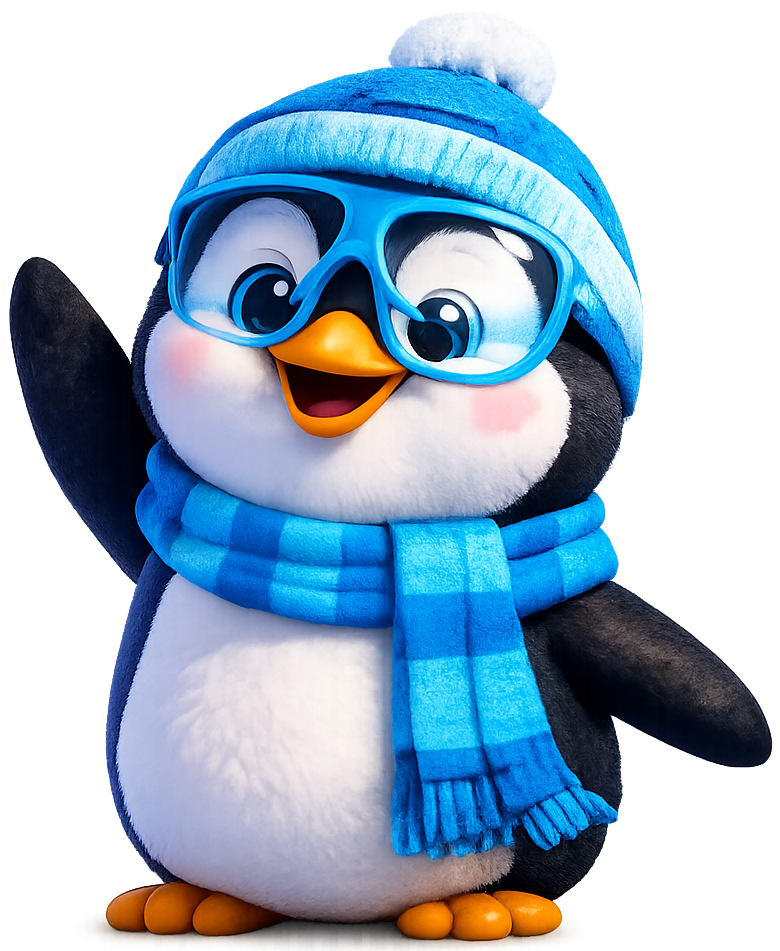 Winter Penguin Mascot Tool